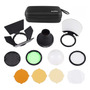 Kit De Accesorios Ak-r1 Godox Para Flash Cabezal Redondo